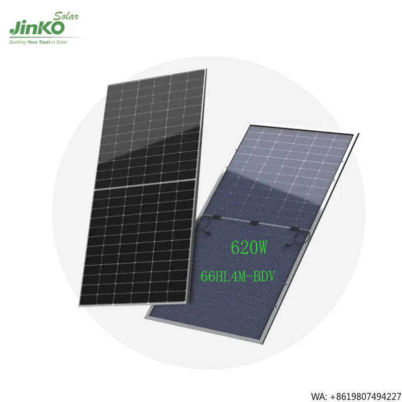 Jinko Solar Panel Tiger Neo - ジンコタイガーNeo N型 66HL4M-BDV ソーラーパネル 605-630W デュアルガラスモジュール