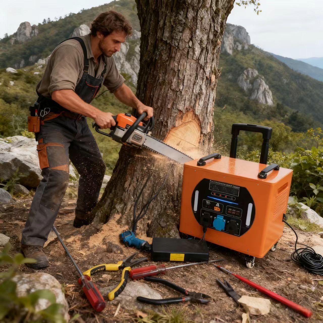 プレミアムグレード3000Wタイロッドスーツケース型ポータブ - Portable Power Station のレビューと価格
