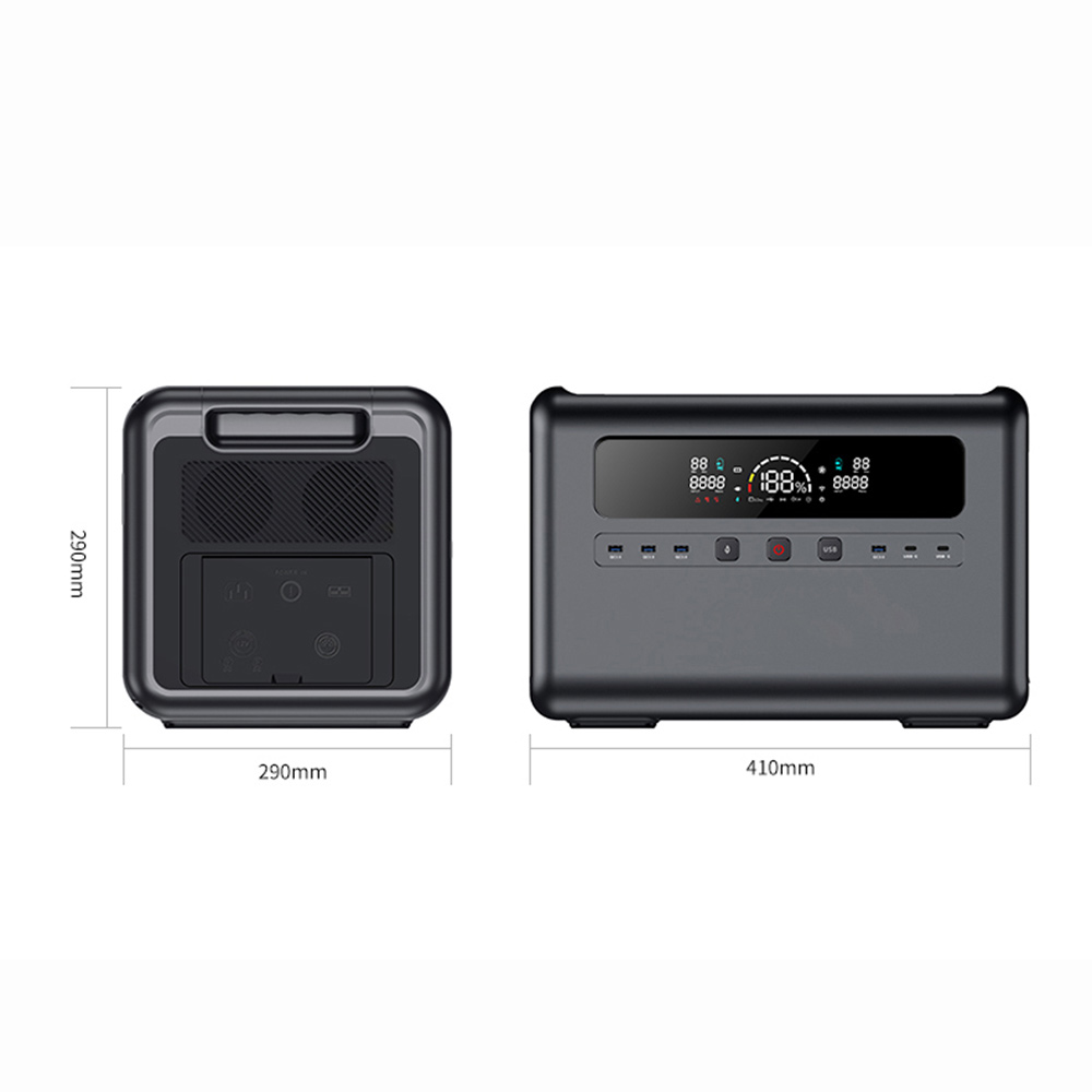 2400Wソーラー発電機、家庭用バックアップ、屋外キャンプ、 - Portable Power Station のレビューと価格
