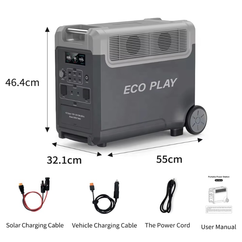 2026年工場製高品質発電機 大容量3840Wh ポータブル - Portable Power Station のレビューと価格