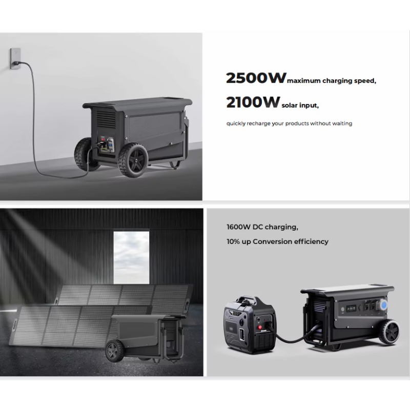 ポータブル電源 5040WH 5000W LiFePO4 純 - Portable Power Station のレビューと価格