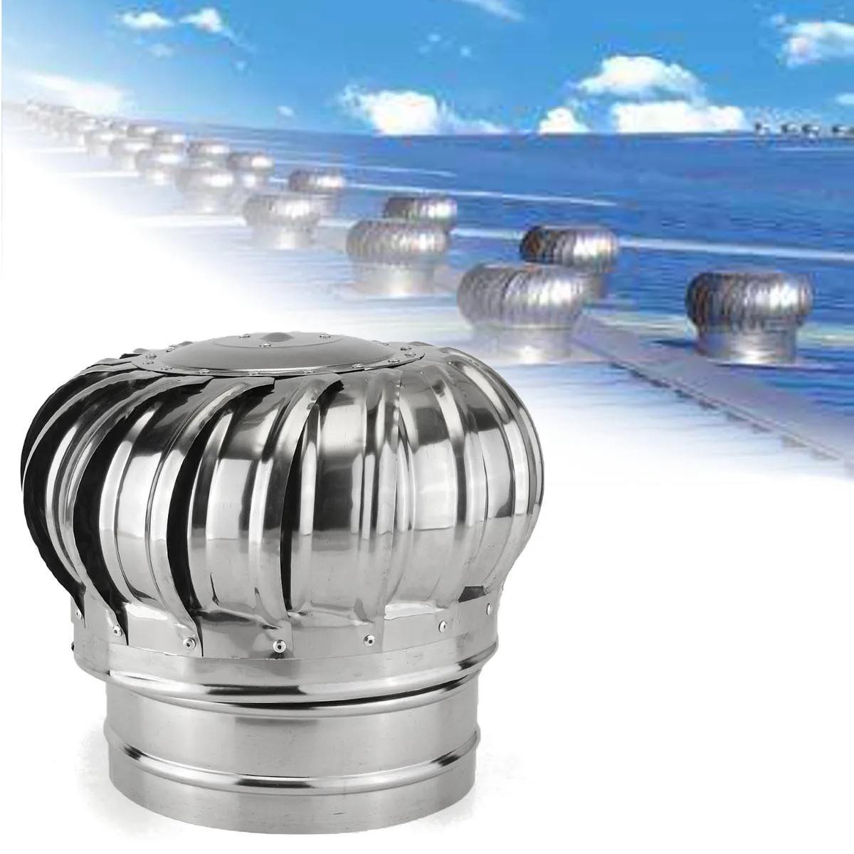 ステンレス製のエアコン,100mm,110mm,150mm, - Wind Turbine Generator のレビューと価格